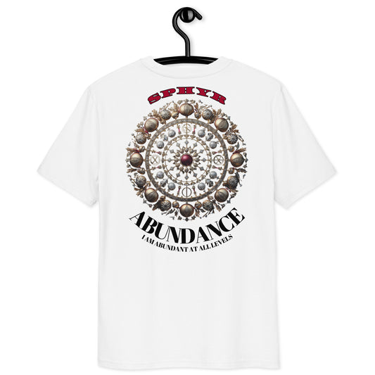 "Abundance" T-shirt with Affirmations