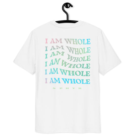 "Wholy" T-Shirt with affirmations