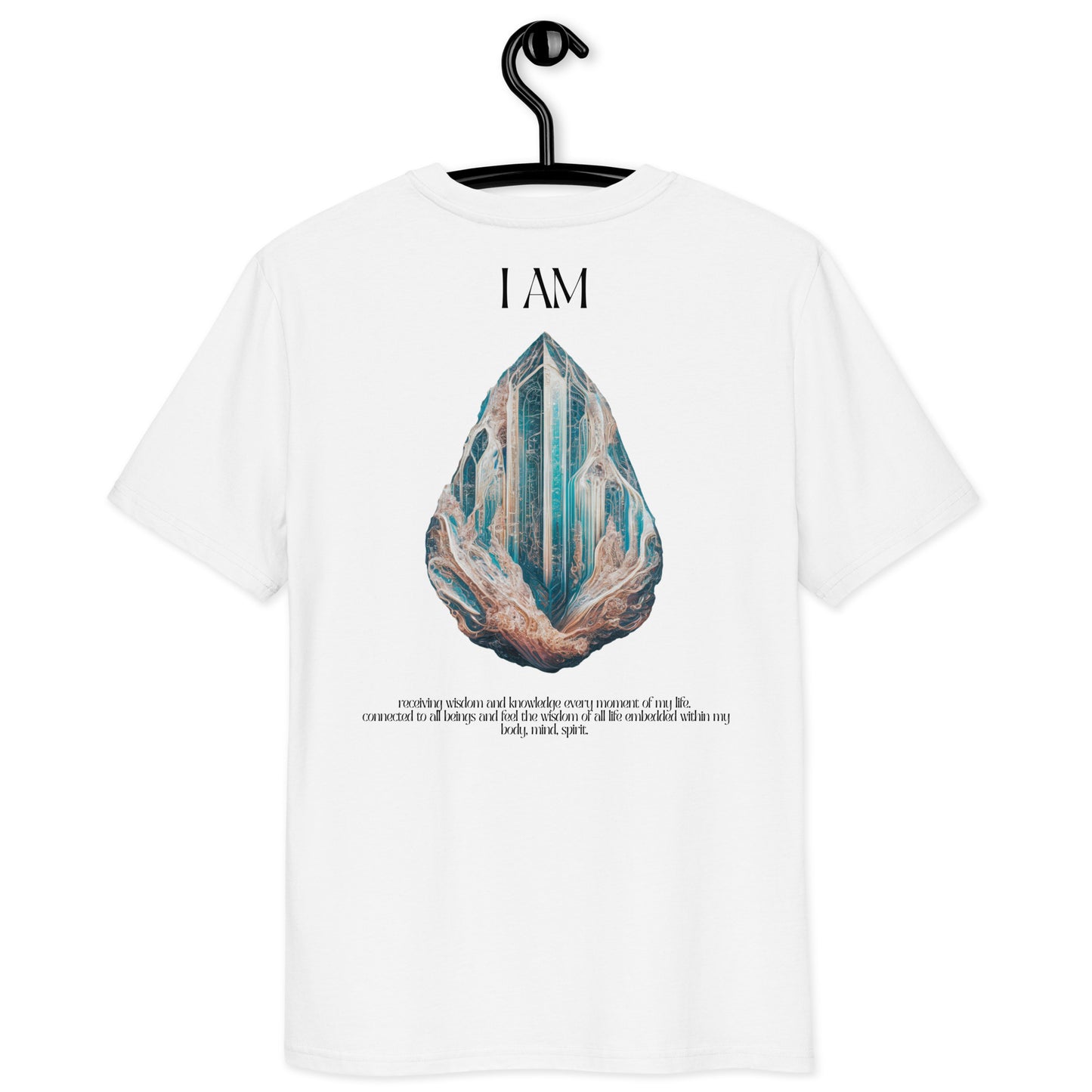 "I AM - Wisdom" T-shirt with Affirmations