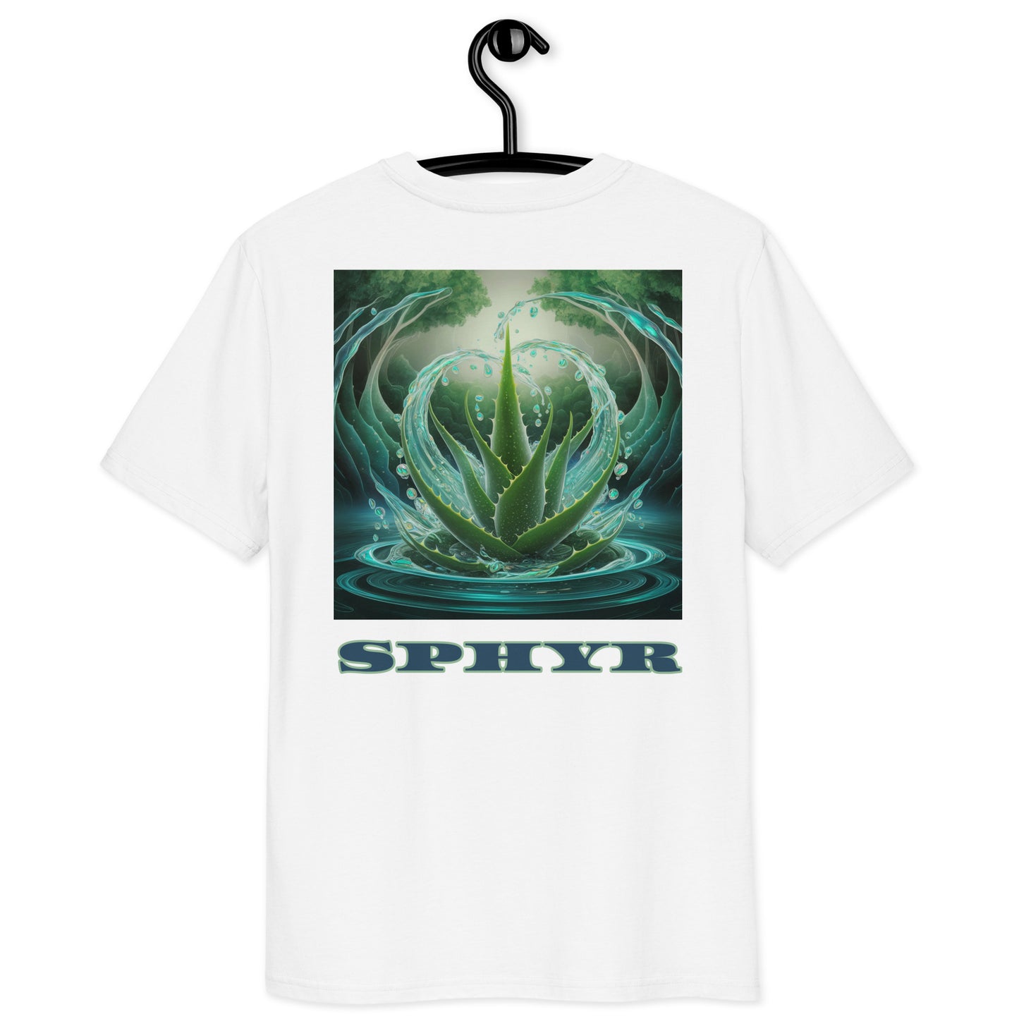 "aloe you vera much"Print T-shirt