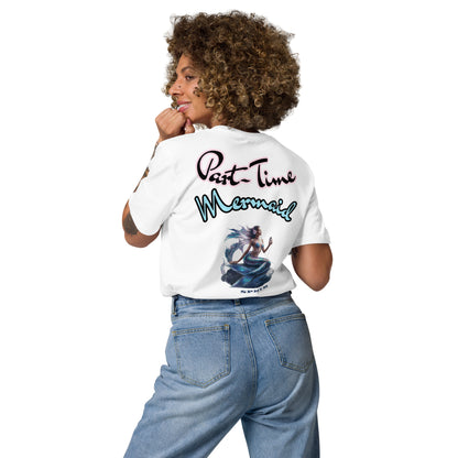 "Part-Time Mermaid" Embroidery T-shirt