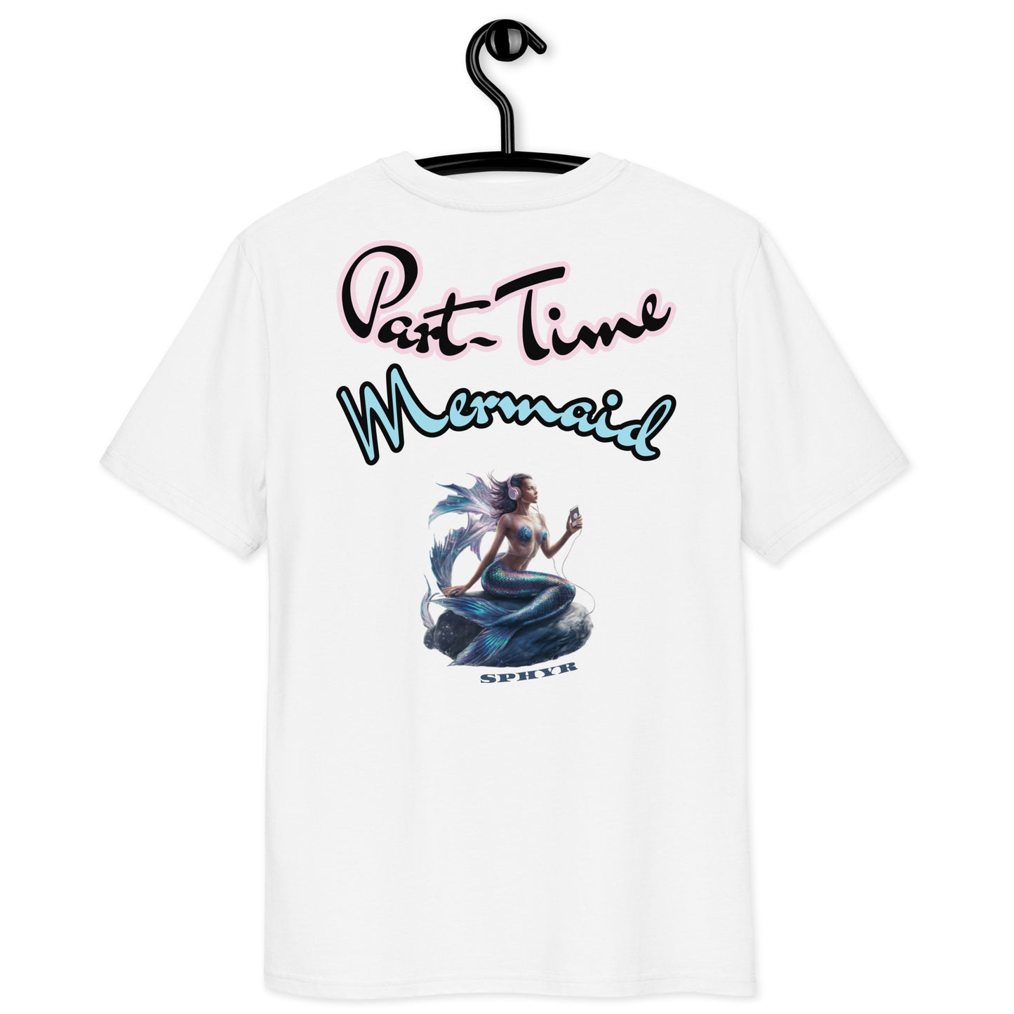 "Part-Time Mermaid" Embroidery T-shirt