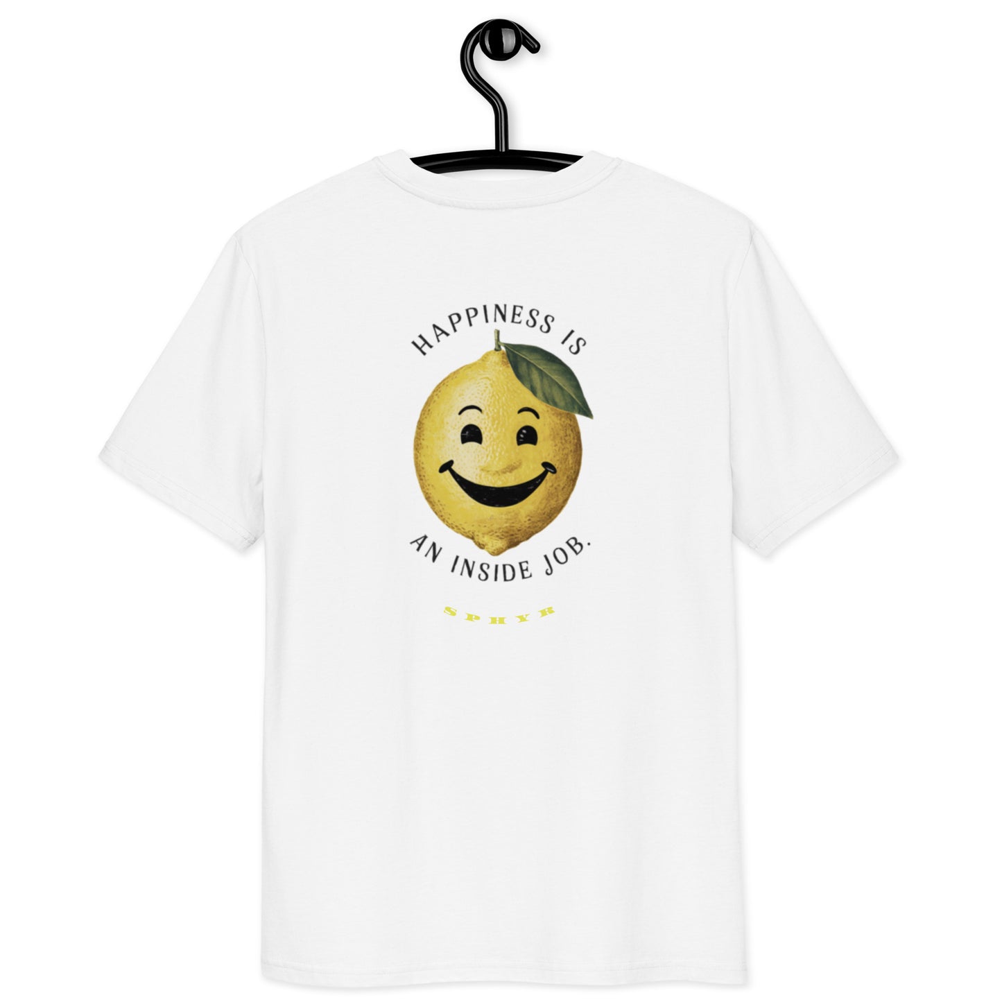 Happiness Embroidery T-Shirt with affirmations