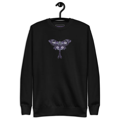 "Mood" Butterfly Embroidery Sweatshirt